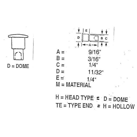 Strybuc Harcar Harness Steel Rivet 20-413
